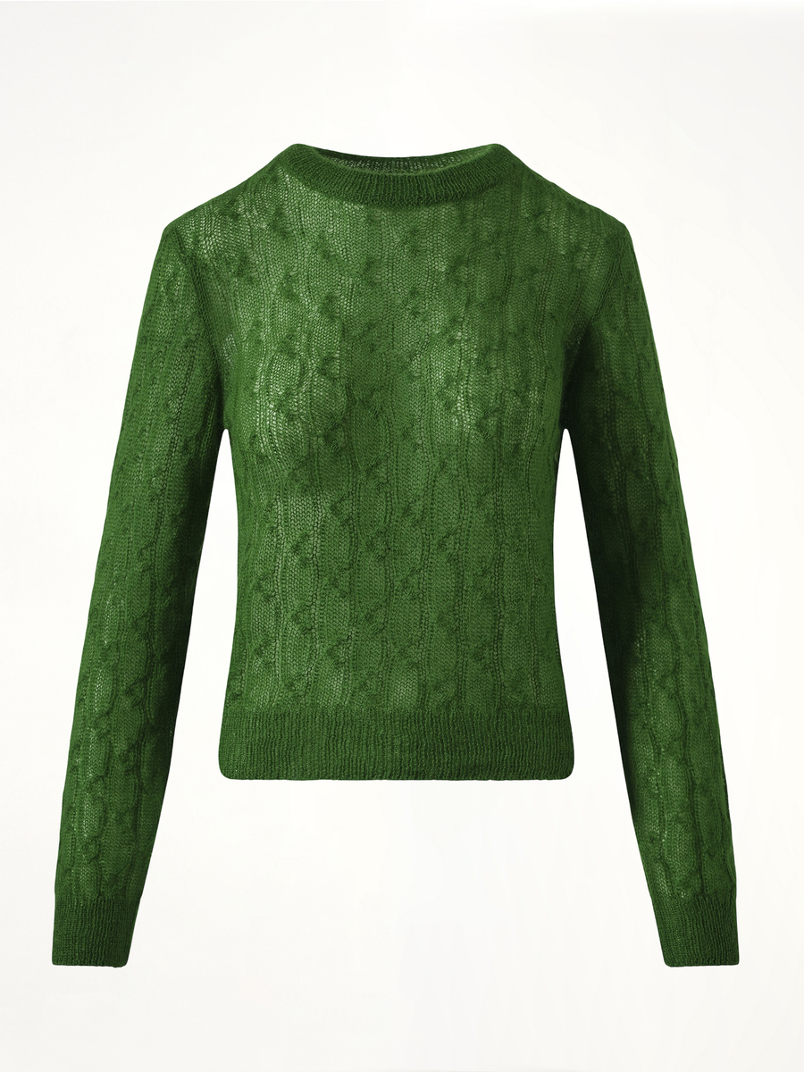 Knit Sweater in Green