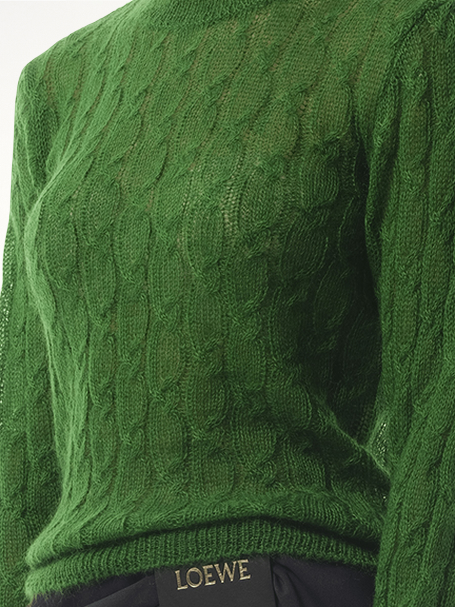 Knit Sweater in Green