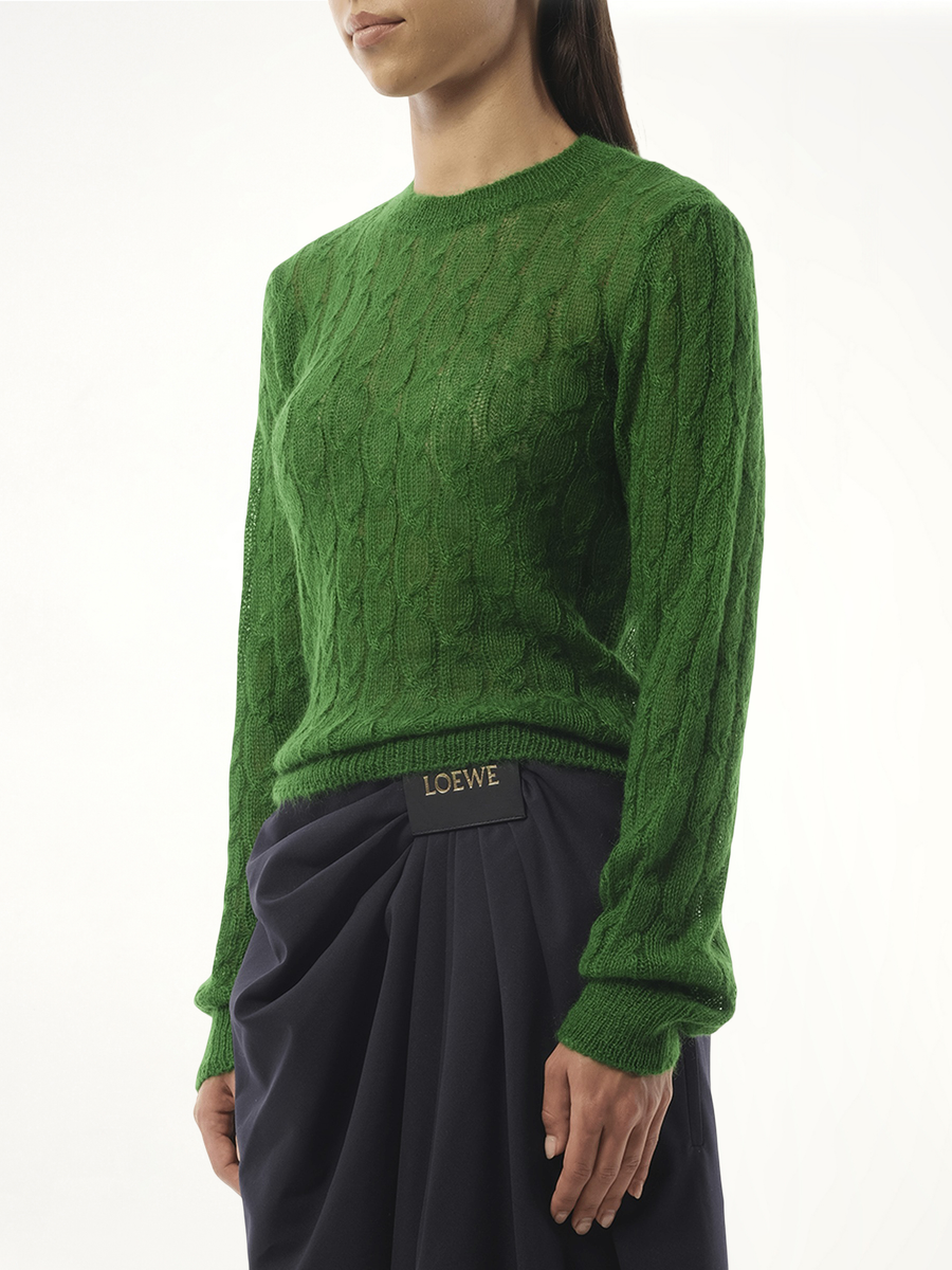 Knit Sweater in Green