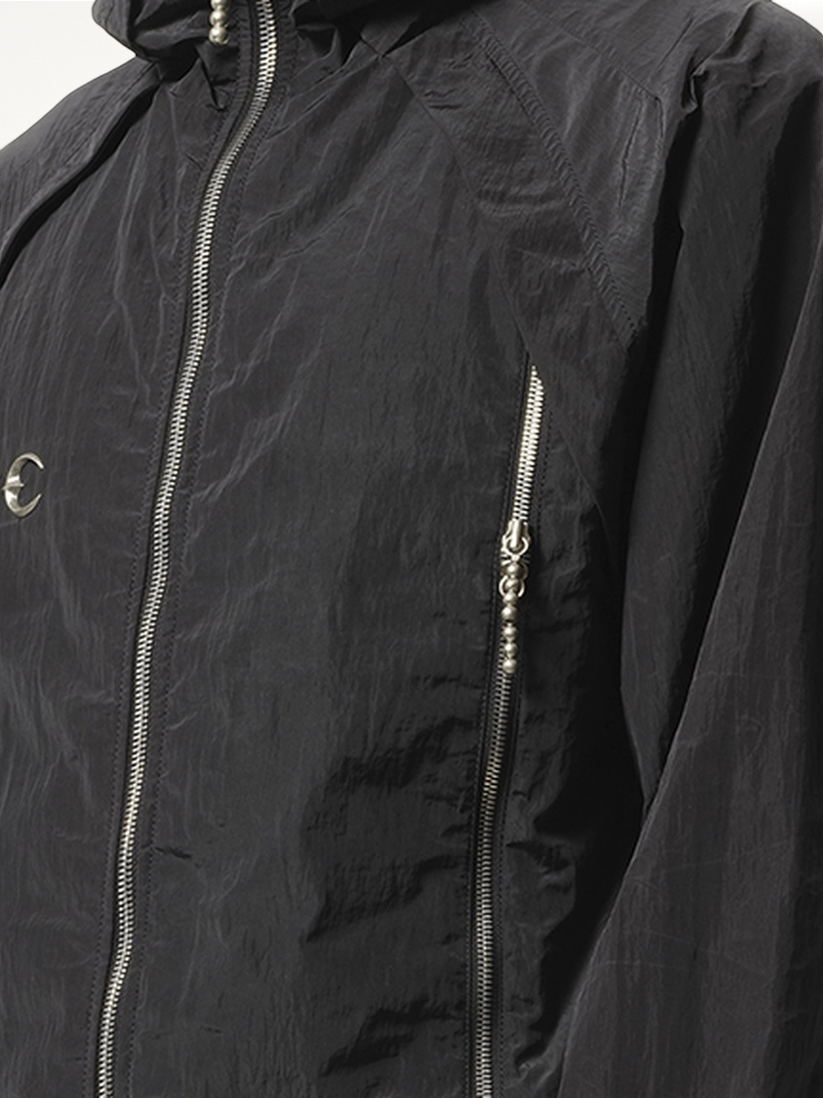 Scarred Wind Soldier Jacket in Black