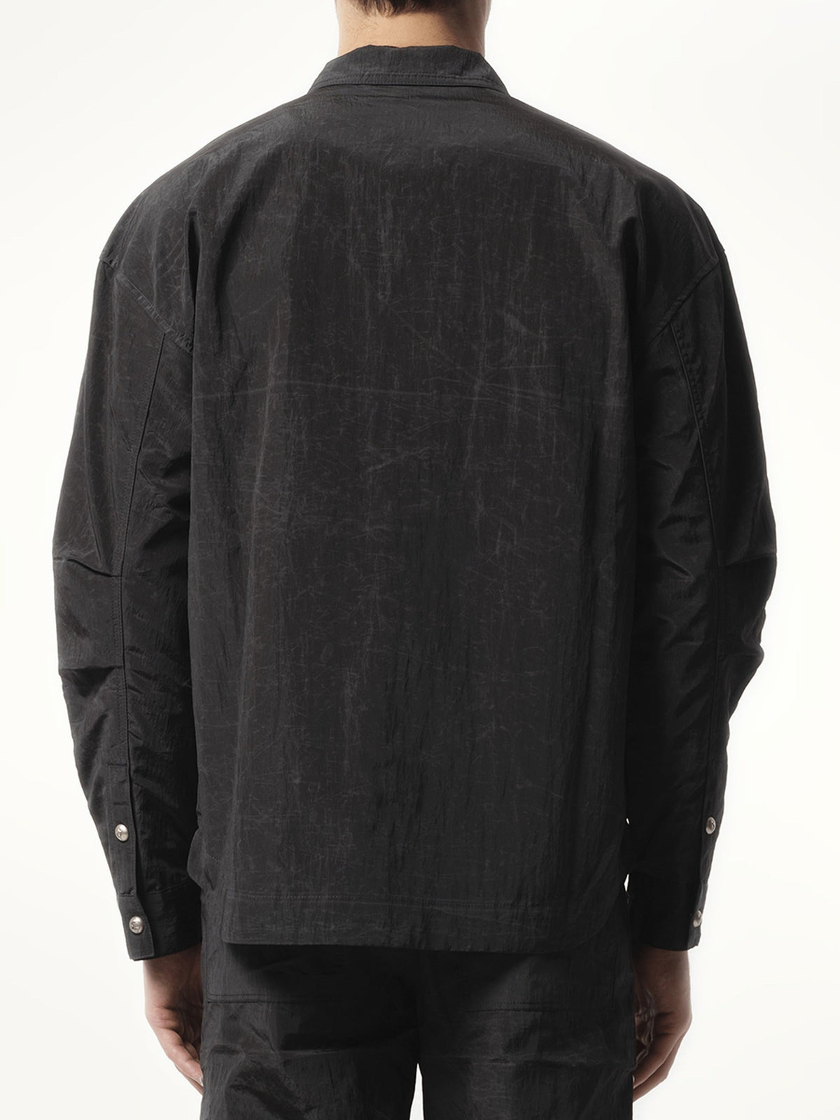 Thug Club Scarred Officer Shirt in Black