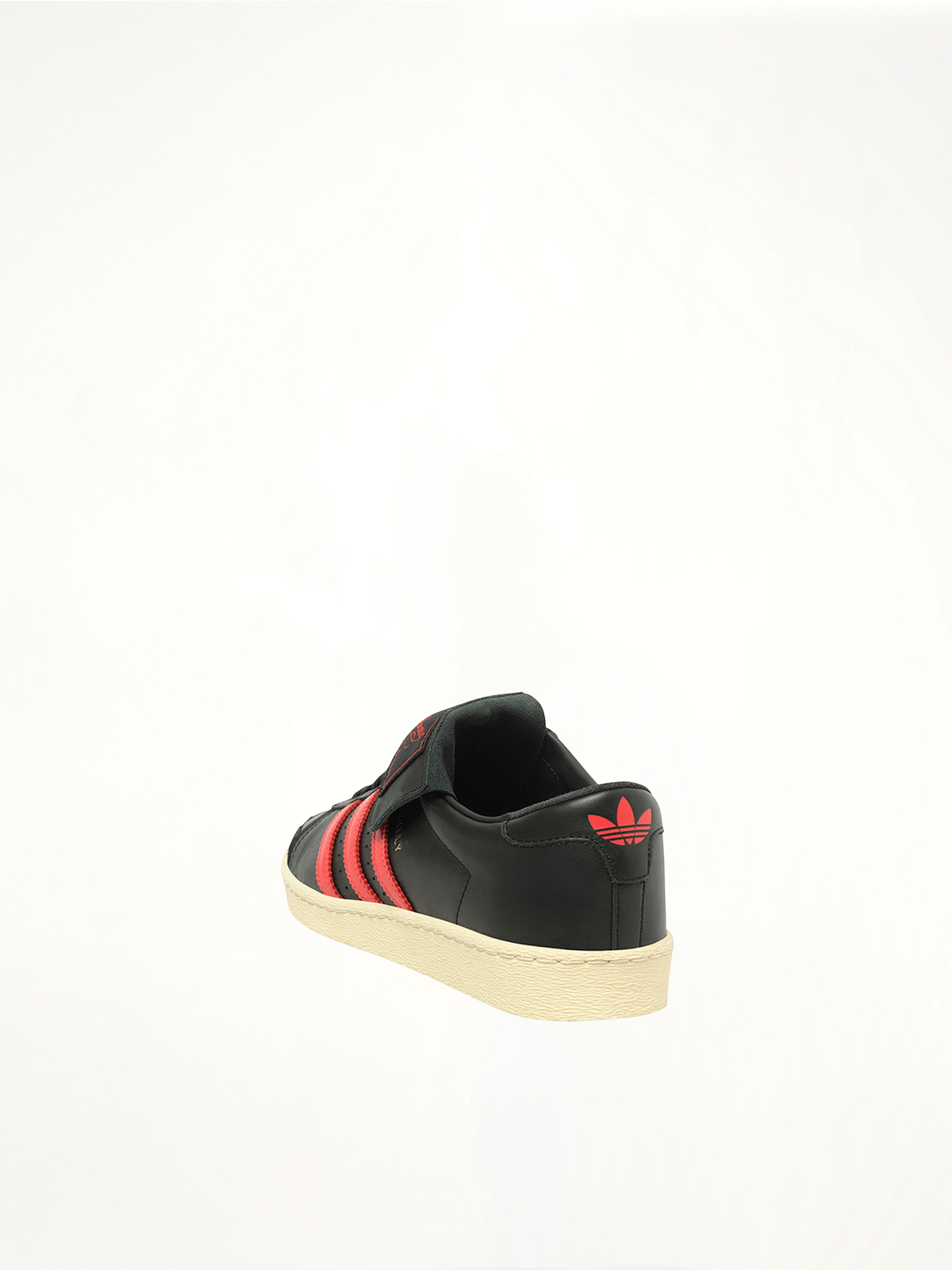 Adidas X Chavarria Jabbar Low in Black/Red Back View | WILLY CHAVARRIA