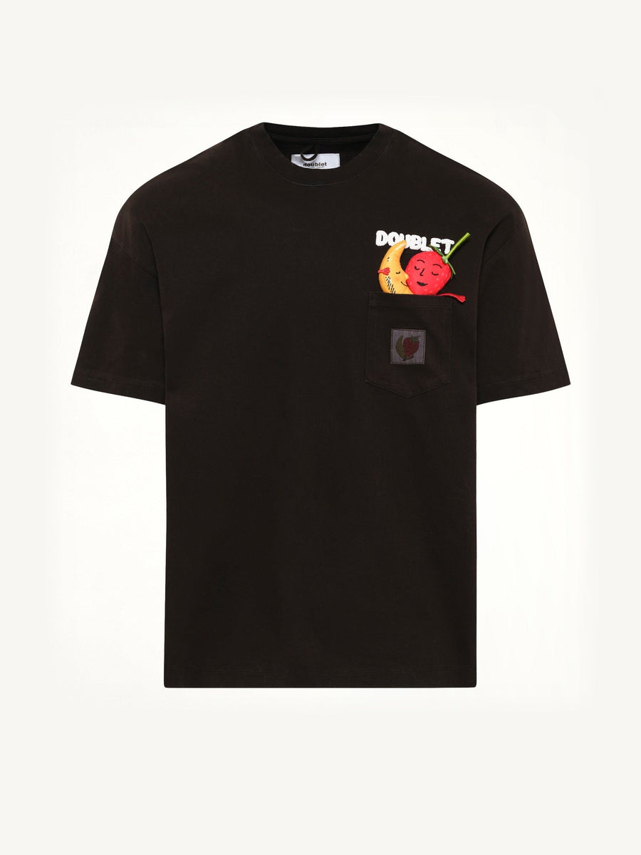 Mud-Dyed T-Shirt With SHFU in Mud