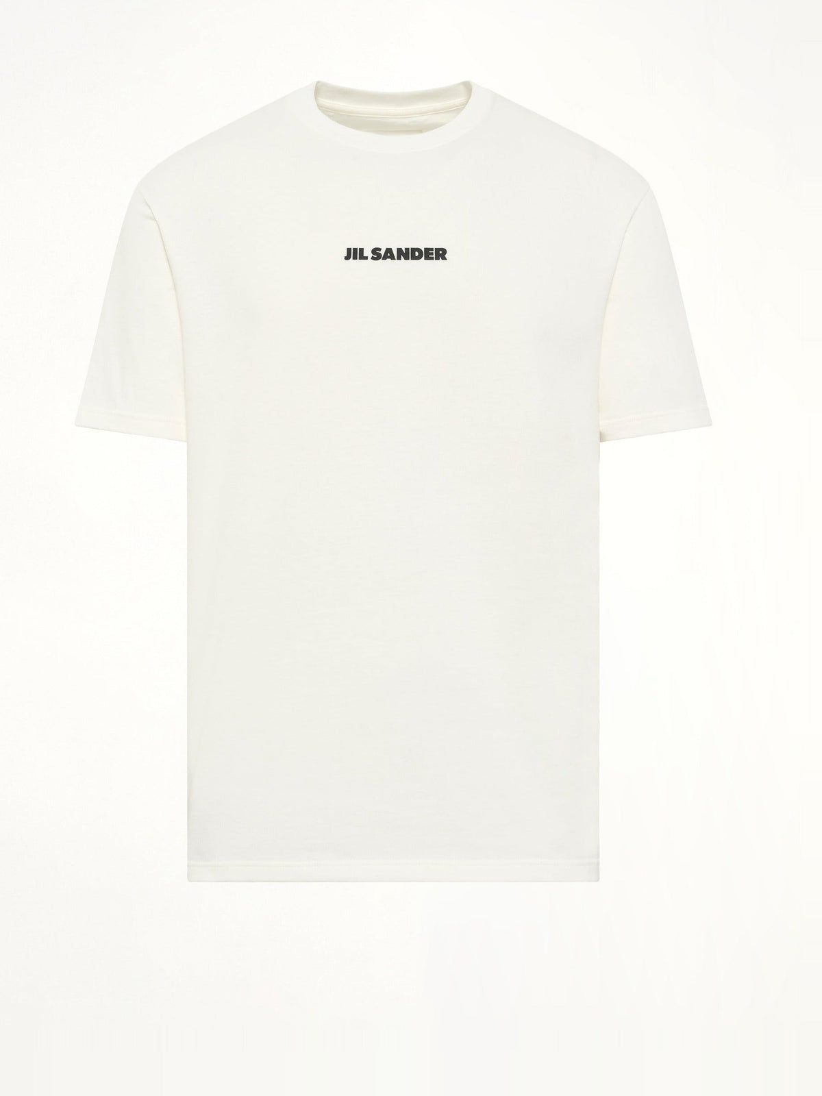 Crewneck Small Logo T-Shirt in Porcelain