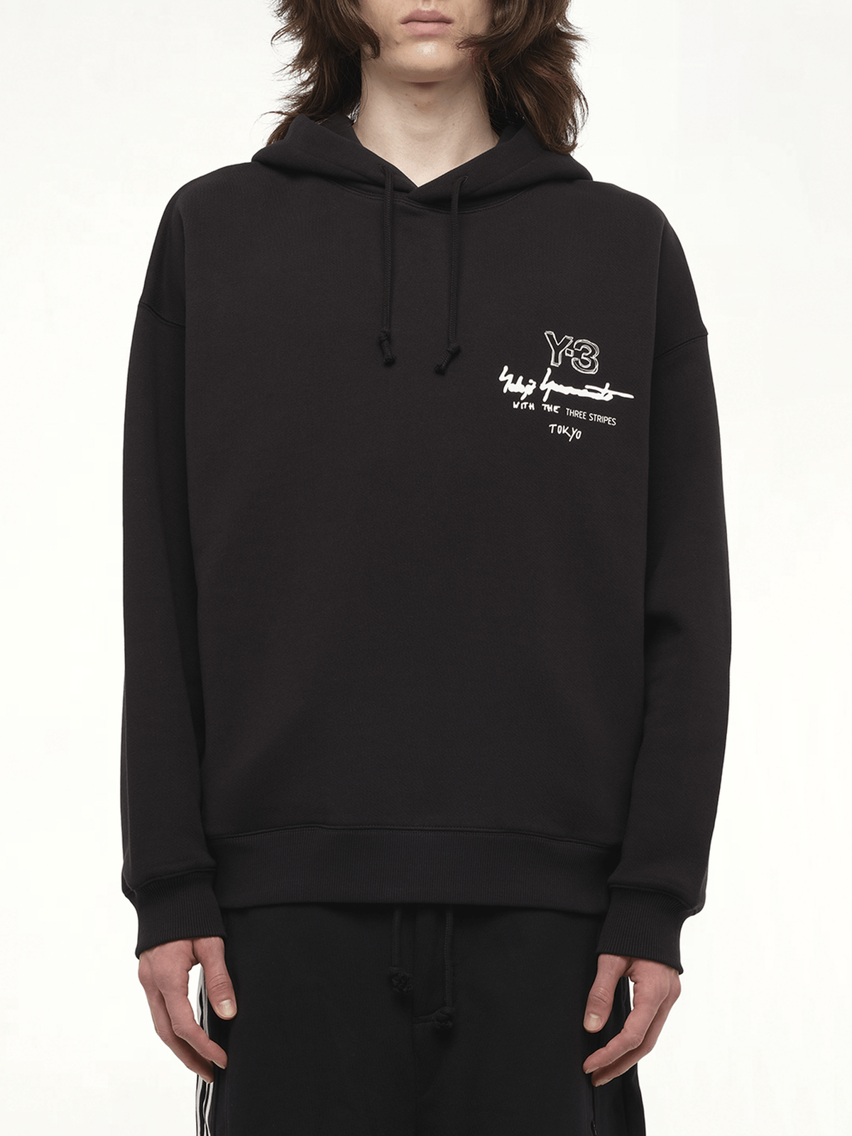 Graphic Ft Hoodie in Black