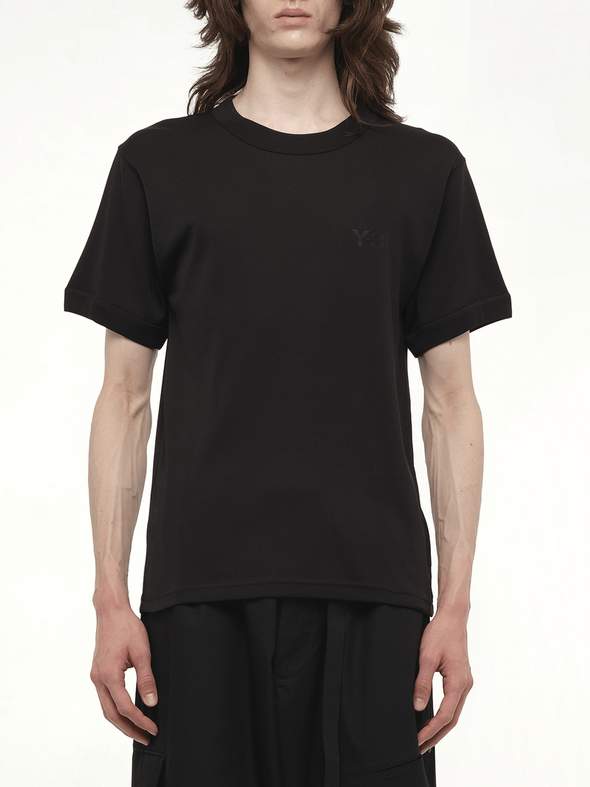 Slim Short Sleeve T-Shirt in Black