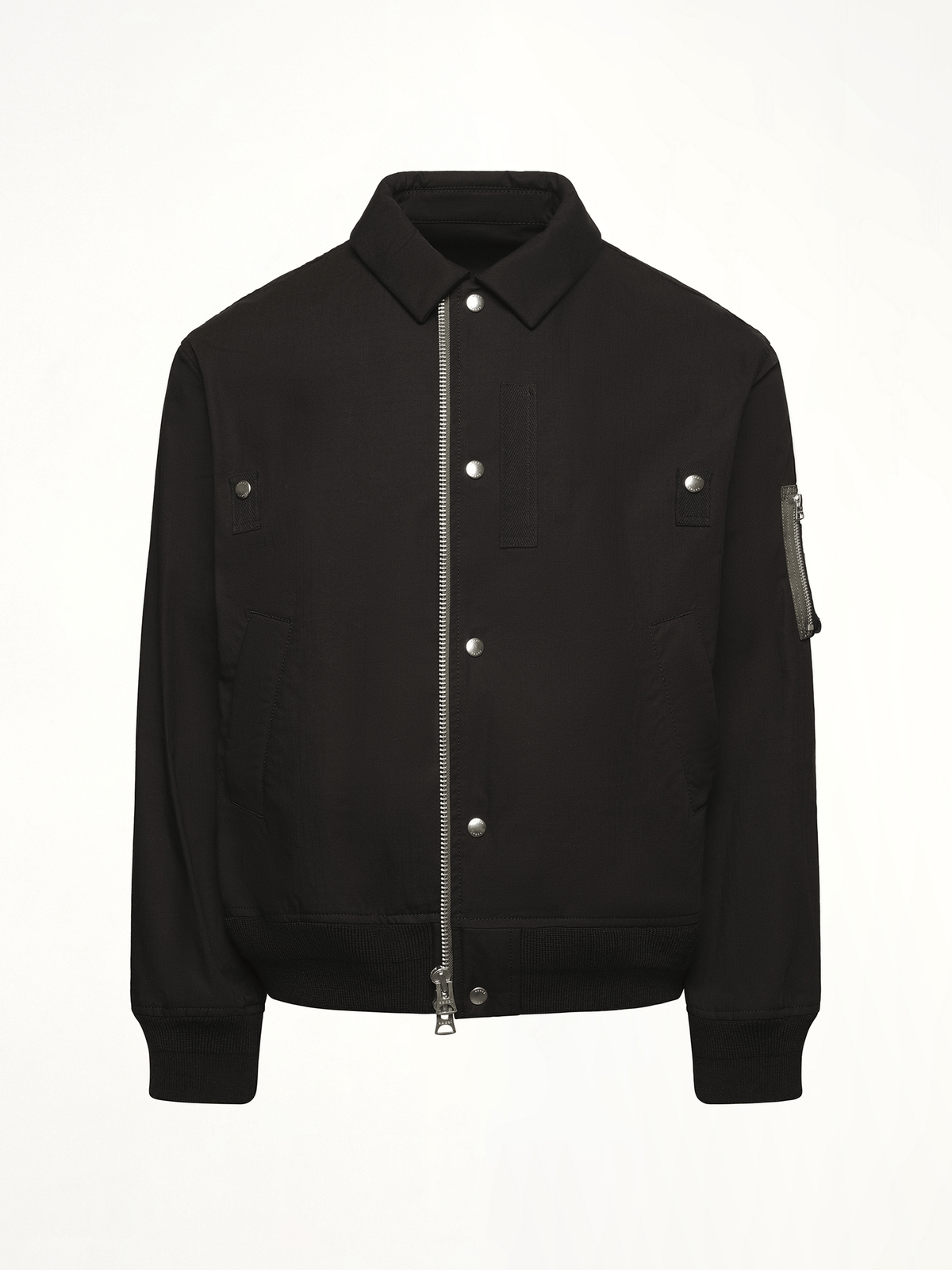 Rip Stop Blouson in Black