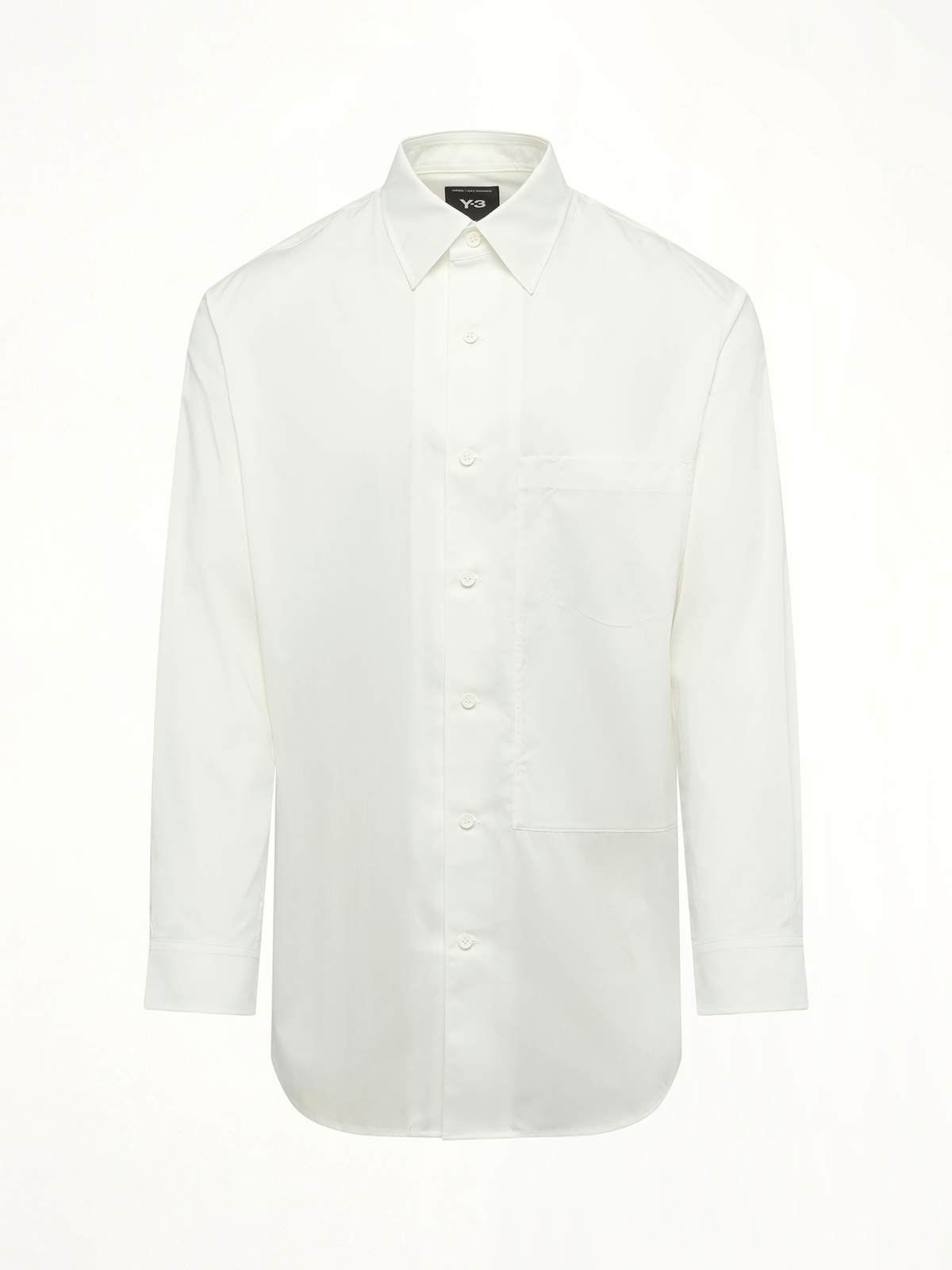 Sporty Cotton Shirt in White