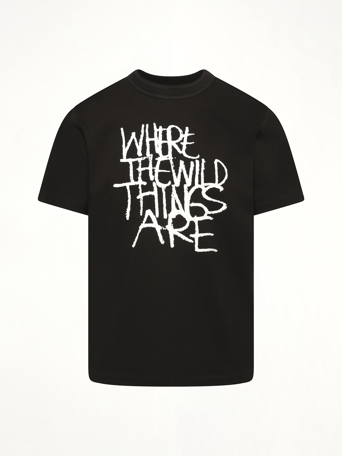 WHERE THE WILD THINGS ARE Logo T-Shirt in Black