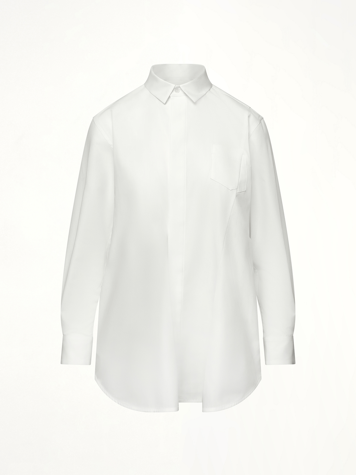 Poplin Shirt in Off White