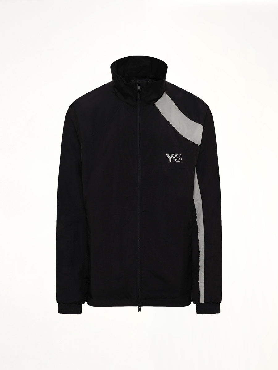 Reconstructed 3S Track Jacket in Black