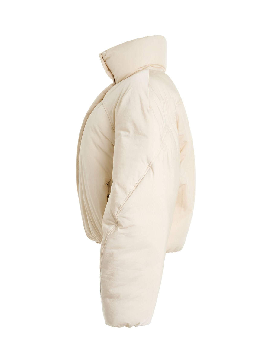 La Doudoune Courte Caraco Jacket in Off White