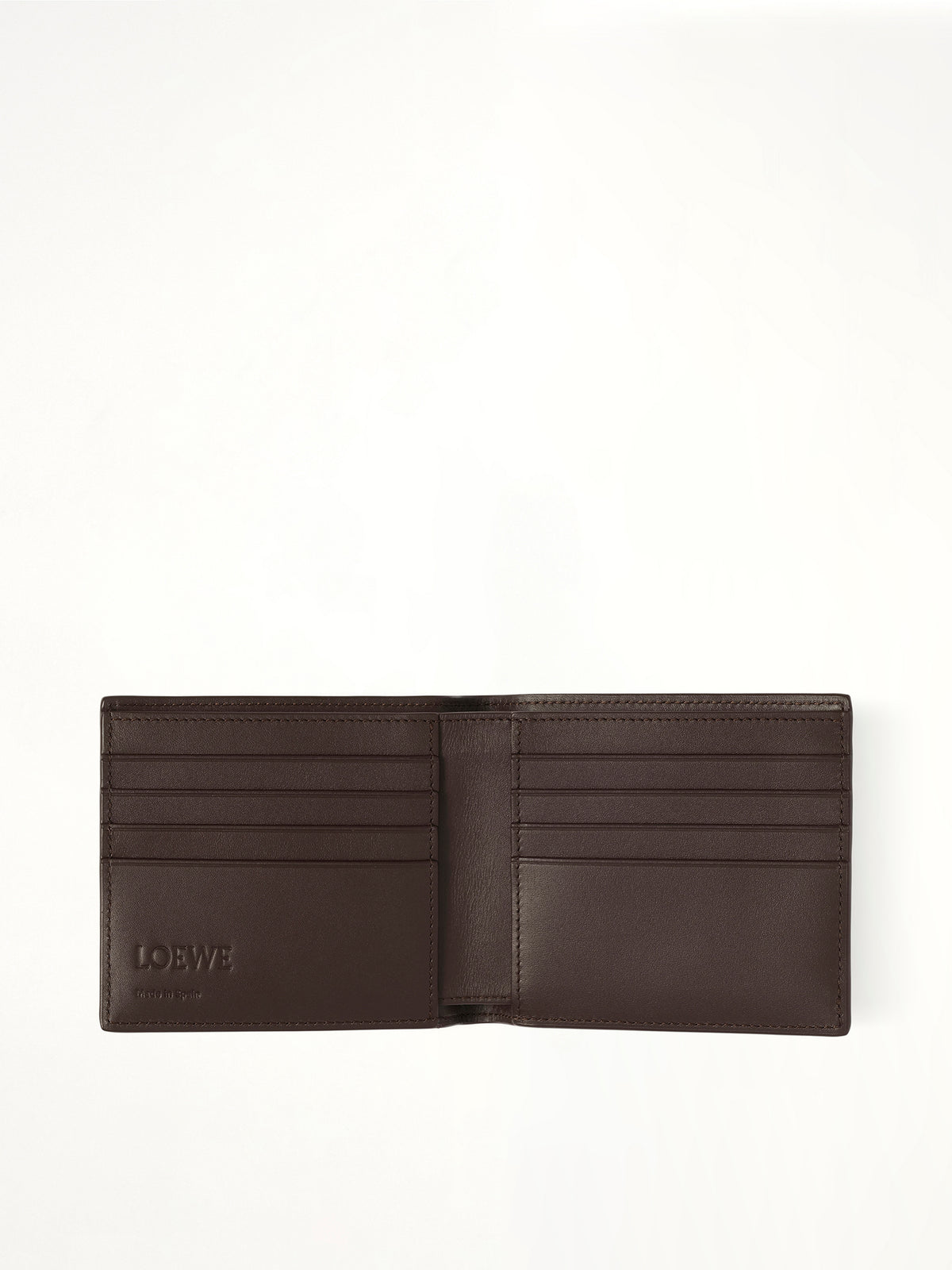 Bifold Wallet Allover Cats in Brown