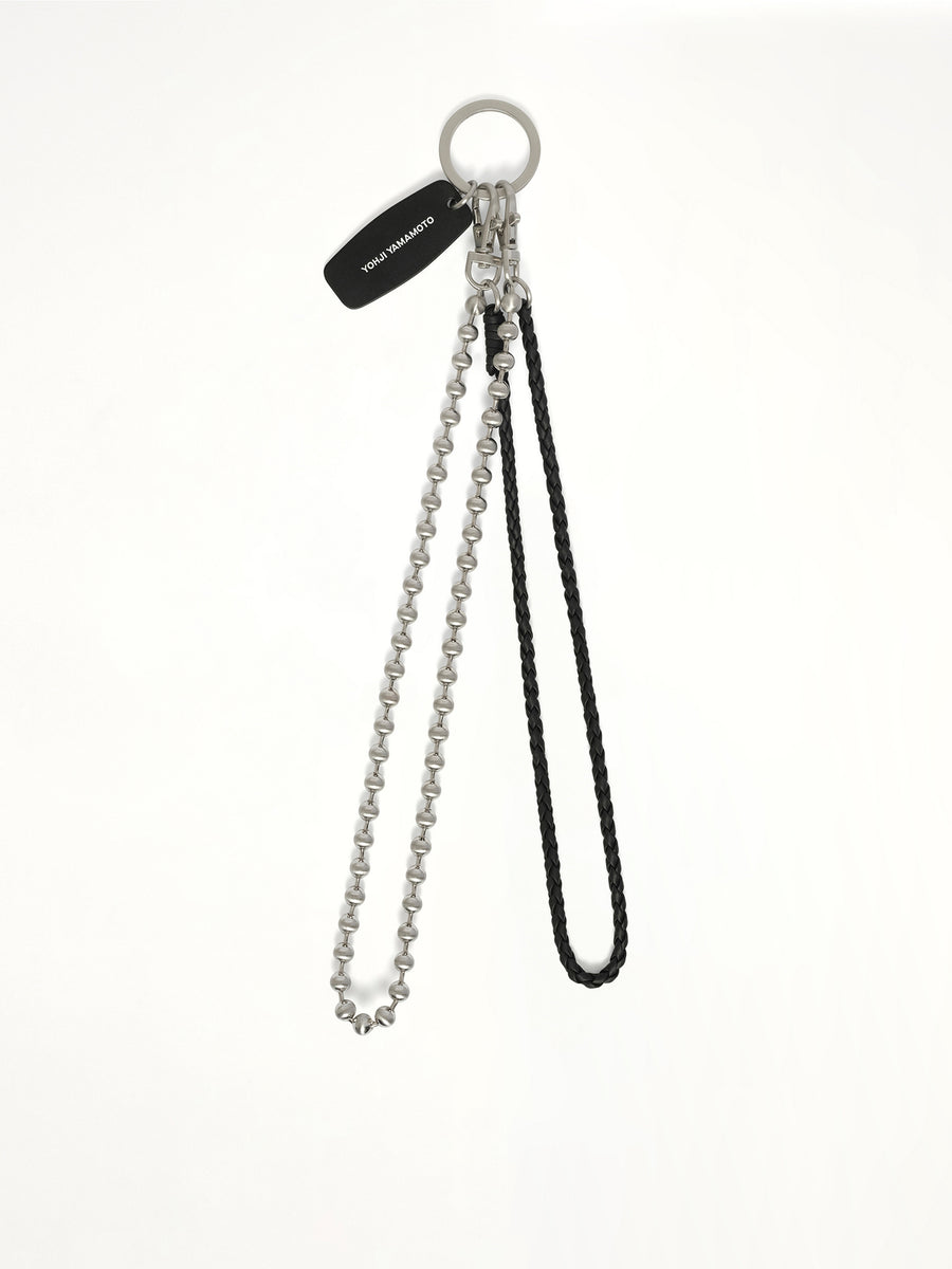 Y-3 Keychain in Black