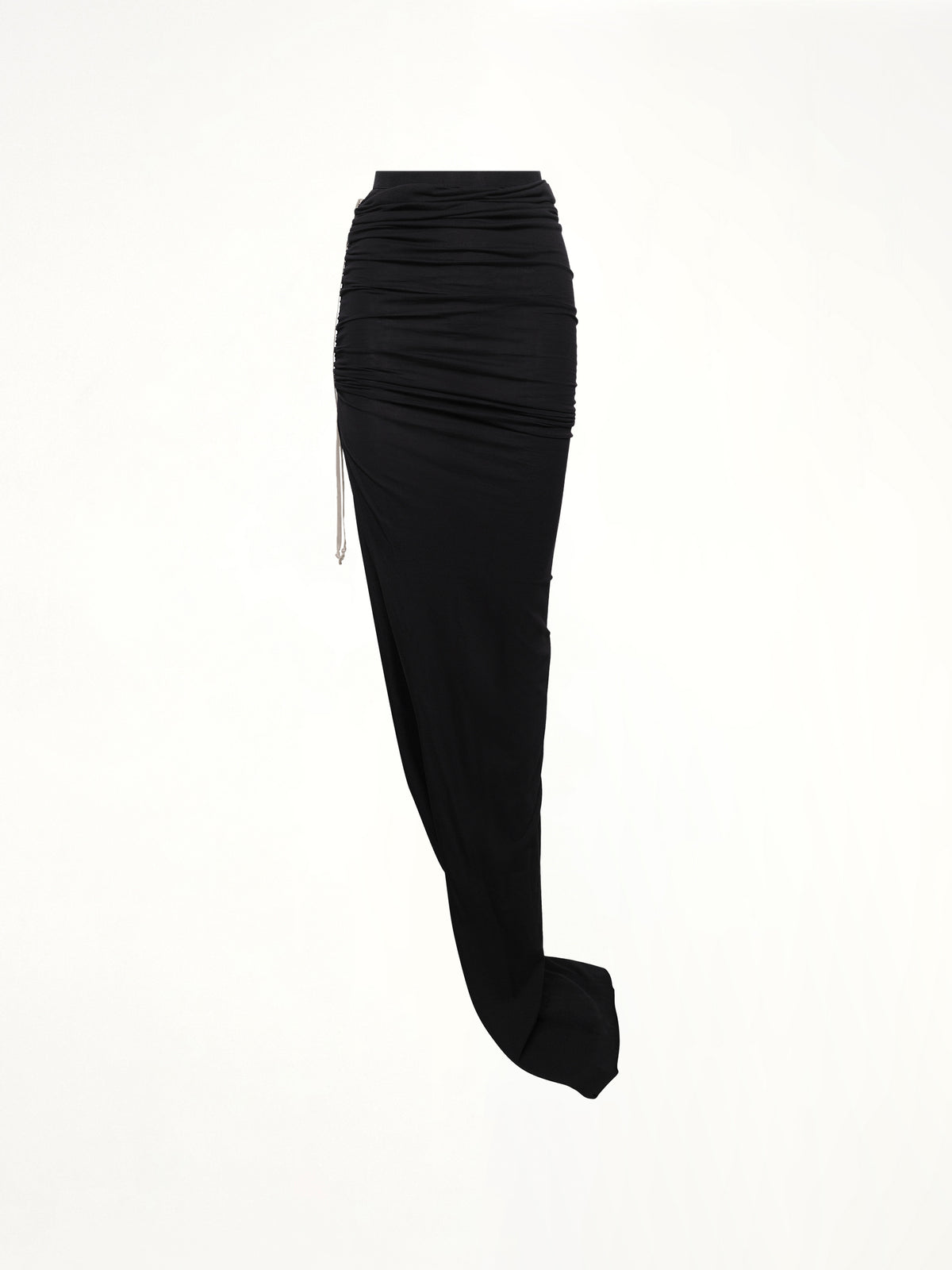 Soft Edfu Long Skirt in Black