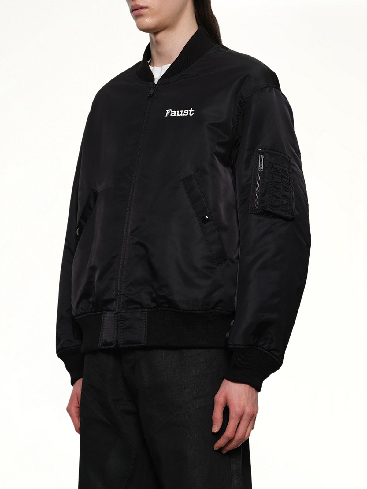Faust Bomber Jacket in Black