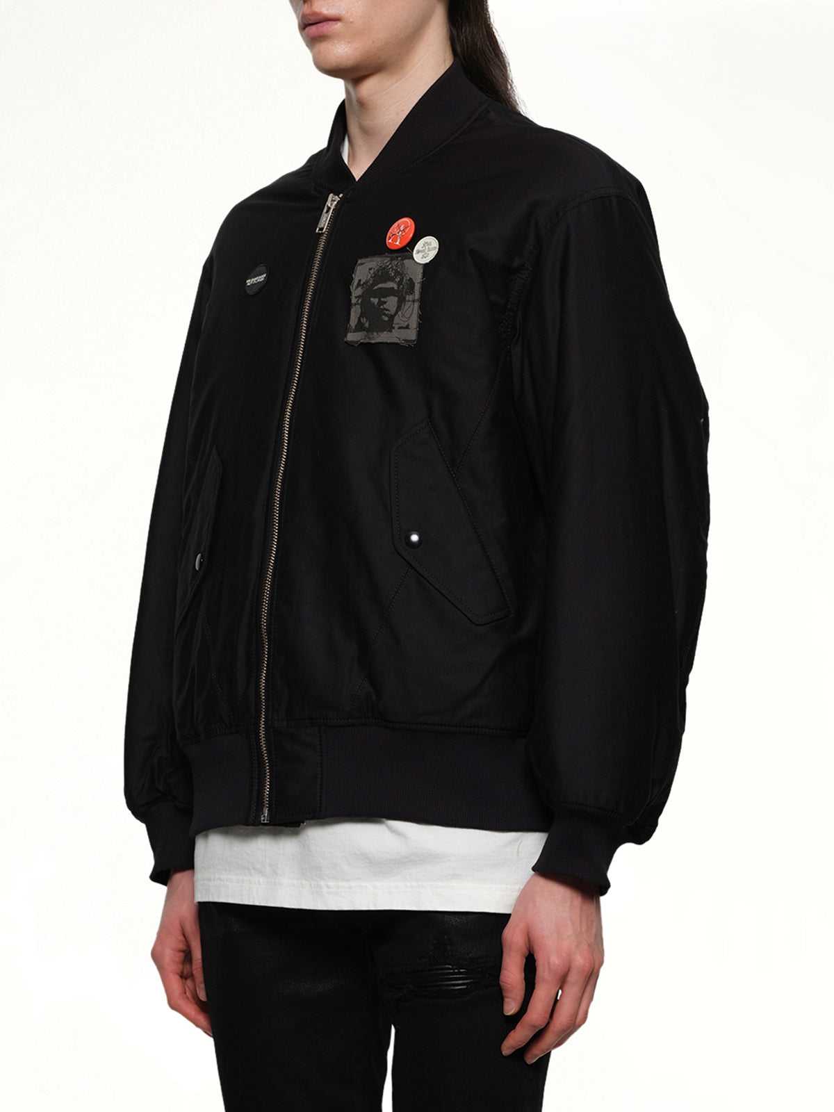 You Don'T Know Me Blouson in Black