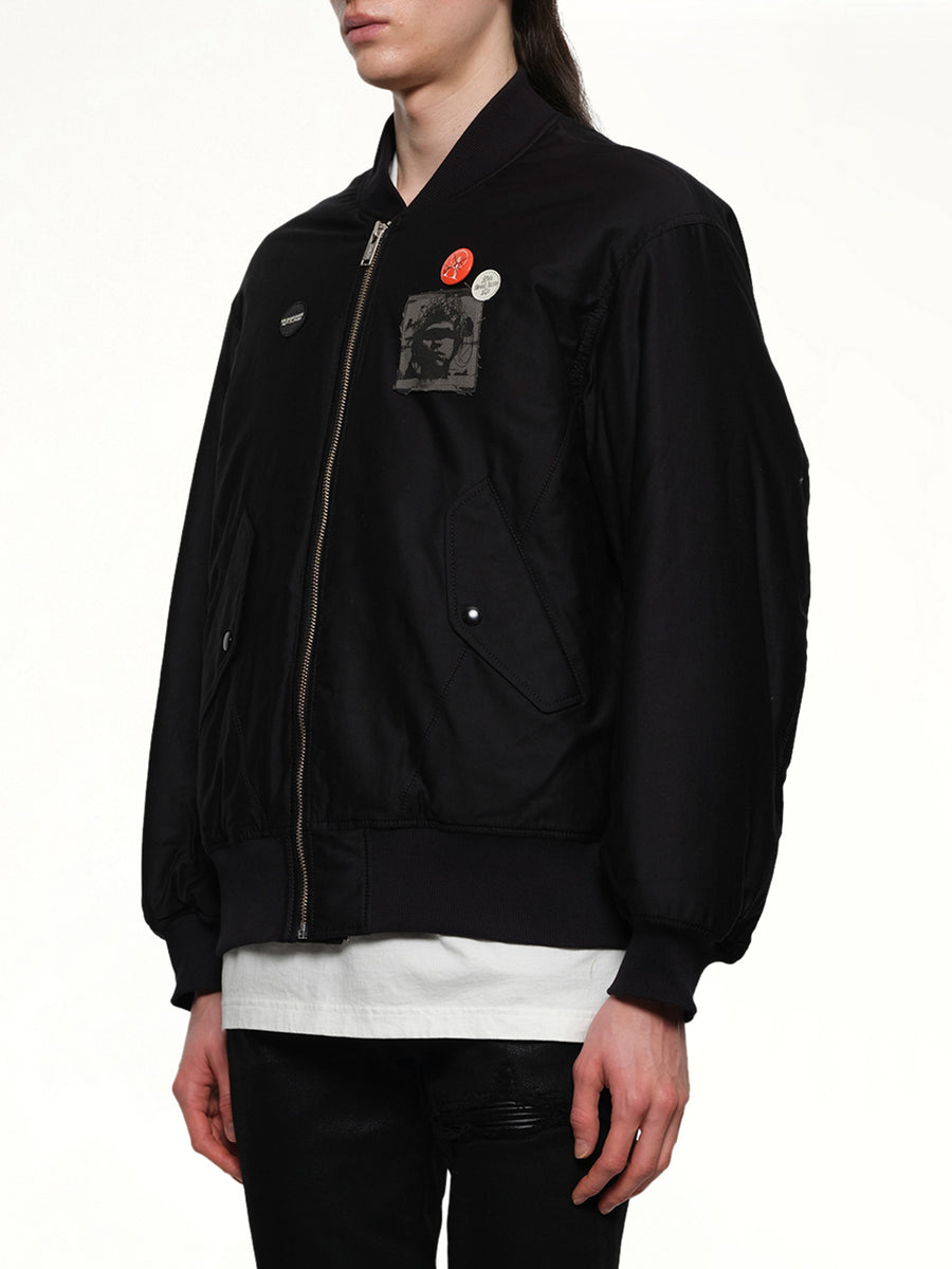 You Don'T Know Me Blouson in Black