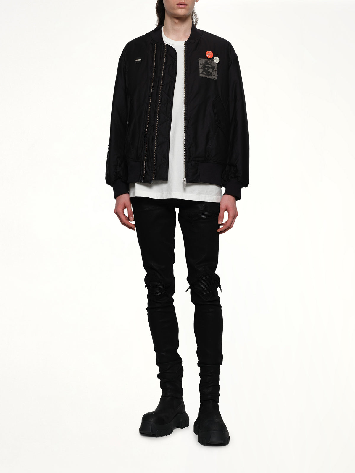 You Don'T Know Me Blouson in Black
