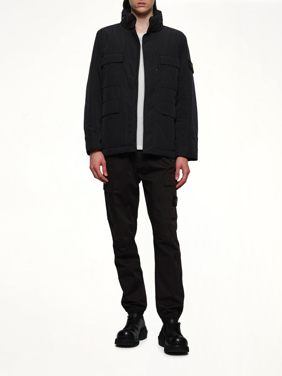 410004 Micro Twill Field Jacket in Black