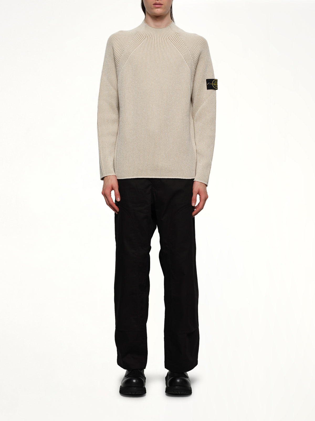 5100023 Wool Crew Neck Sweater in Ivory