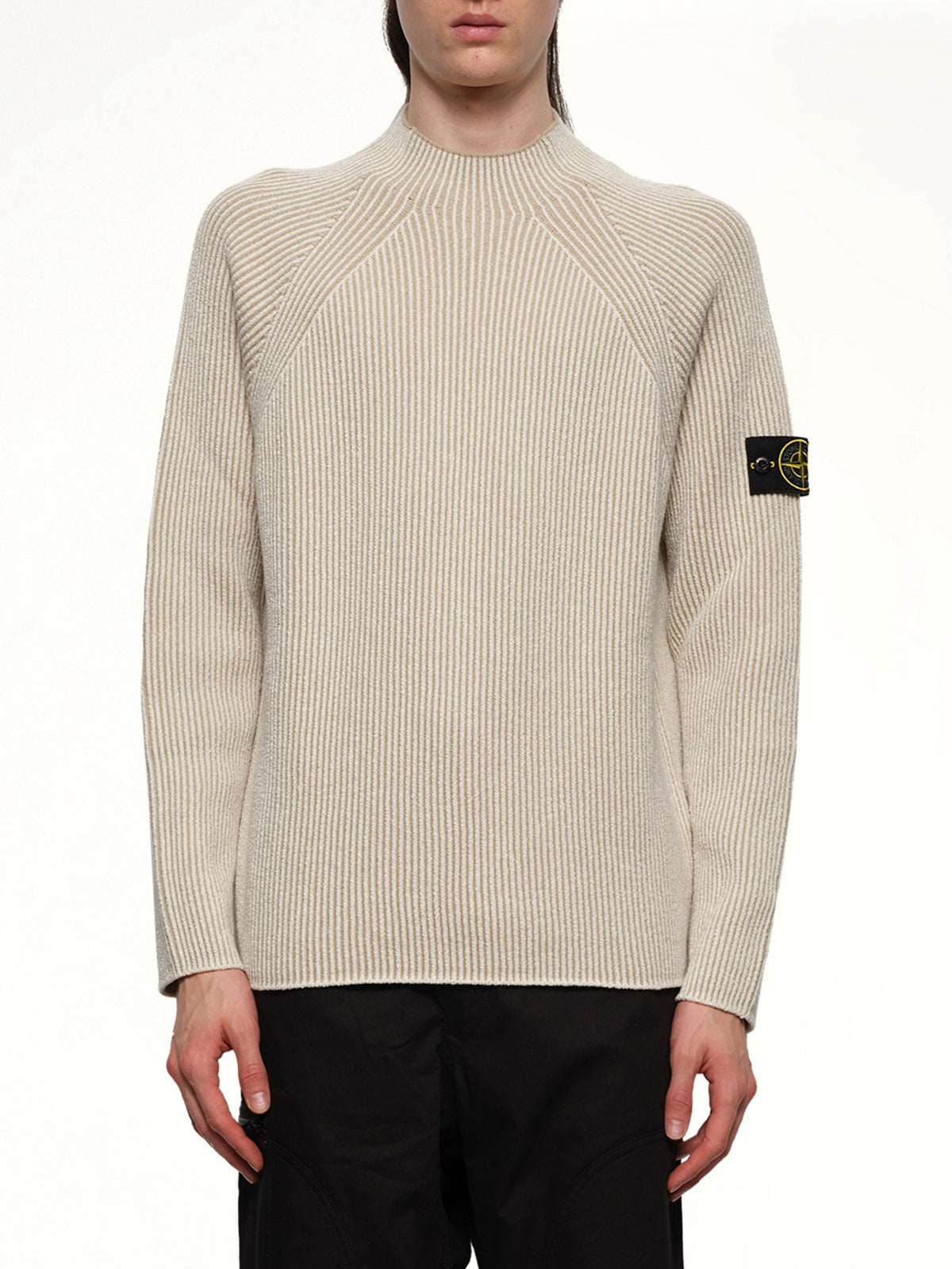 5100023 Wool Crew Neck Sweater in Ivory