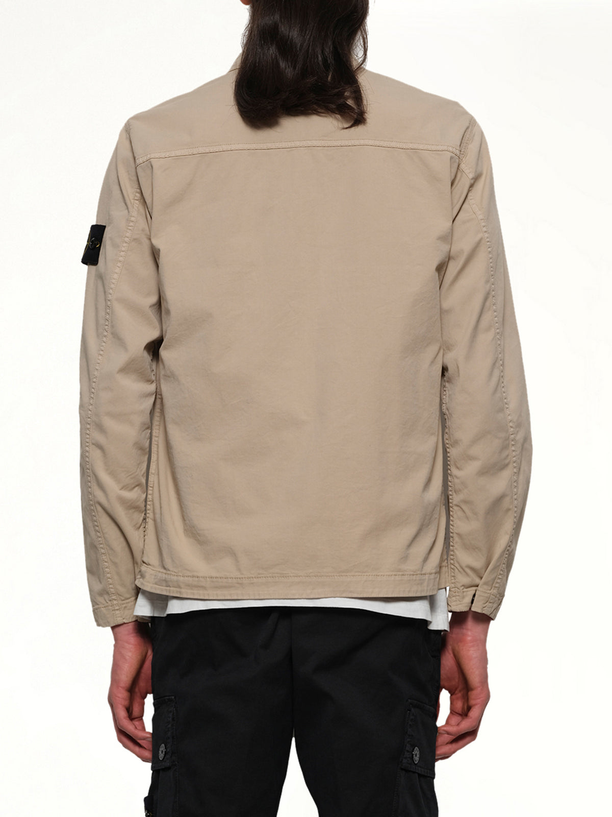 120000 Supima Overshirt in Desert