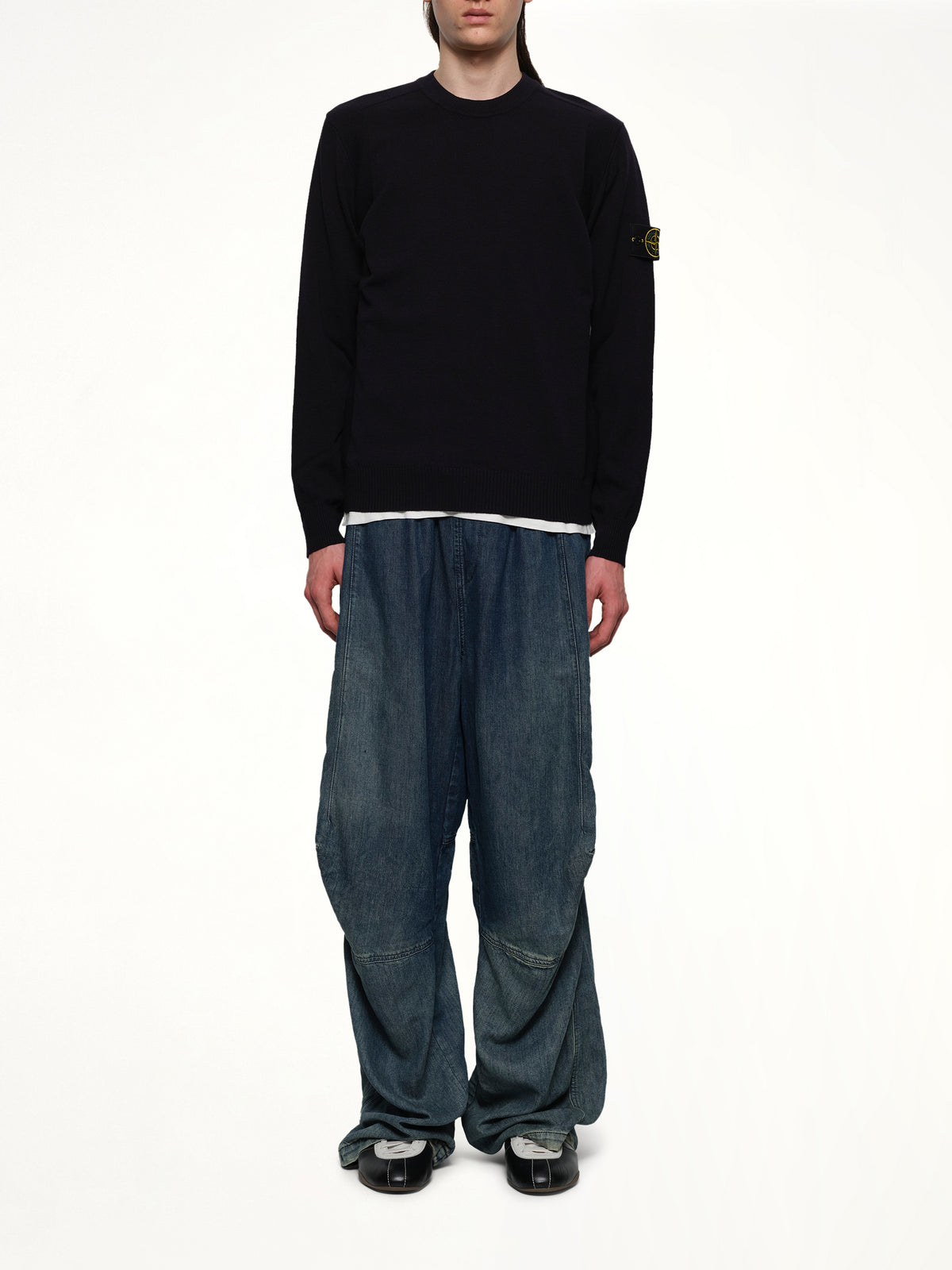 5100001 Crewneck Sweatshirt in Navy Blue