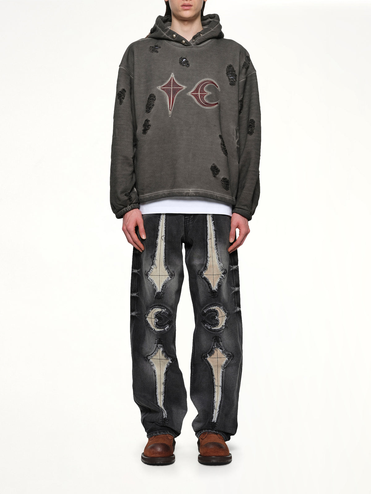 Rock Hoodie in Grey