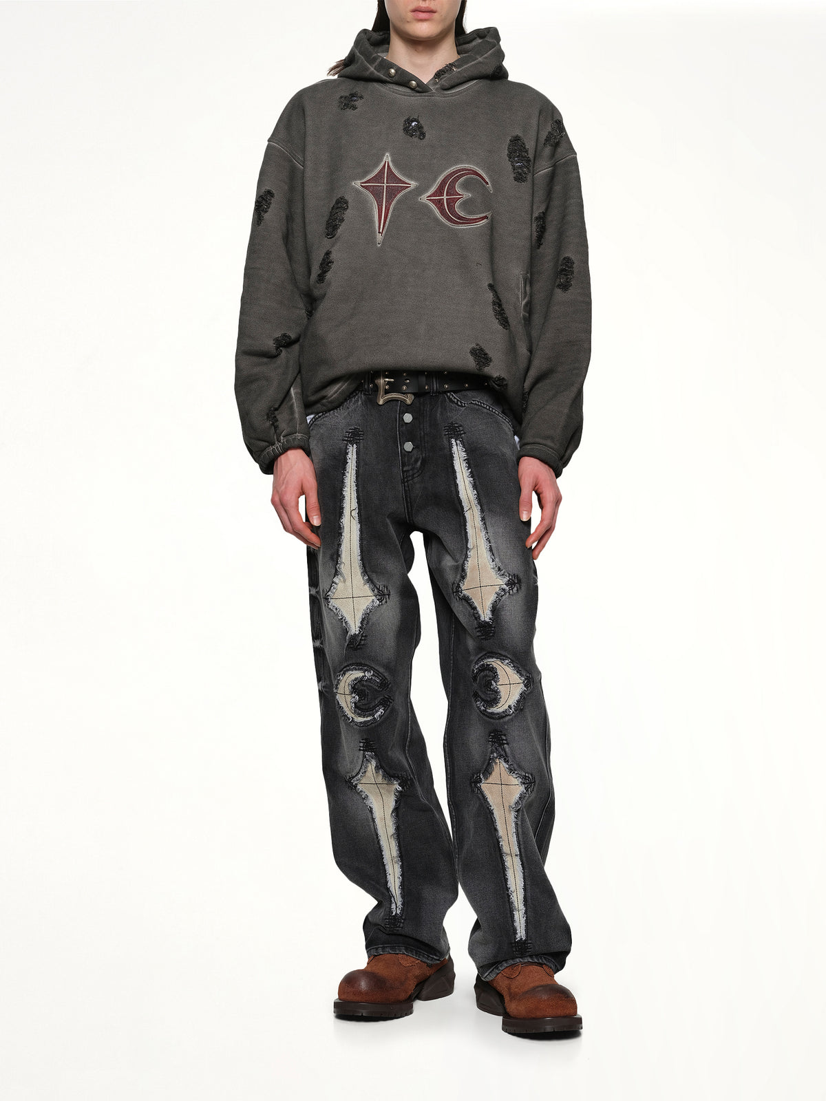 Rock Hoodie in Grey