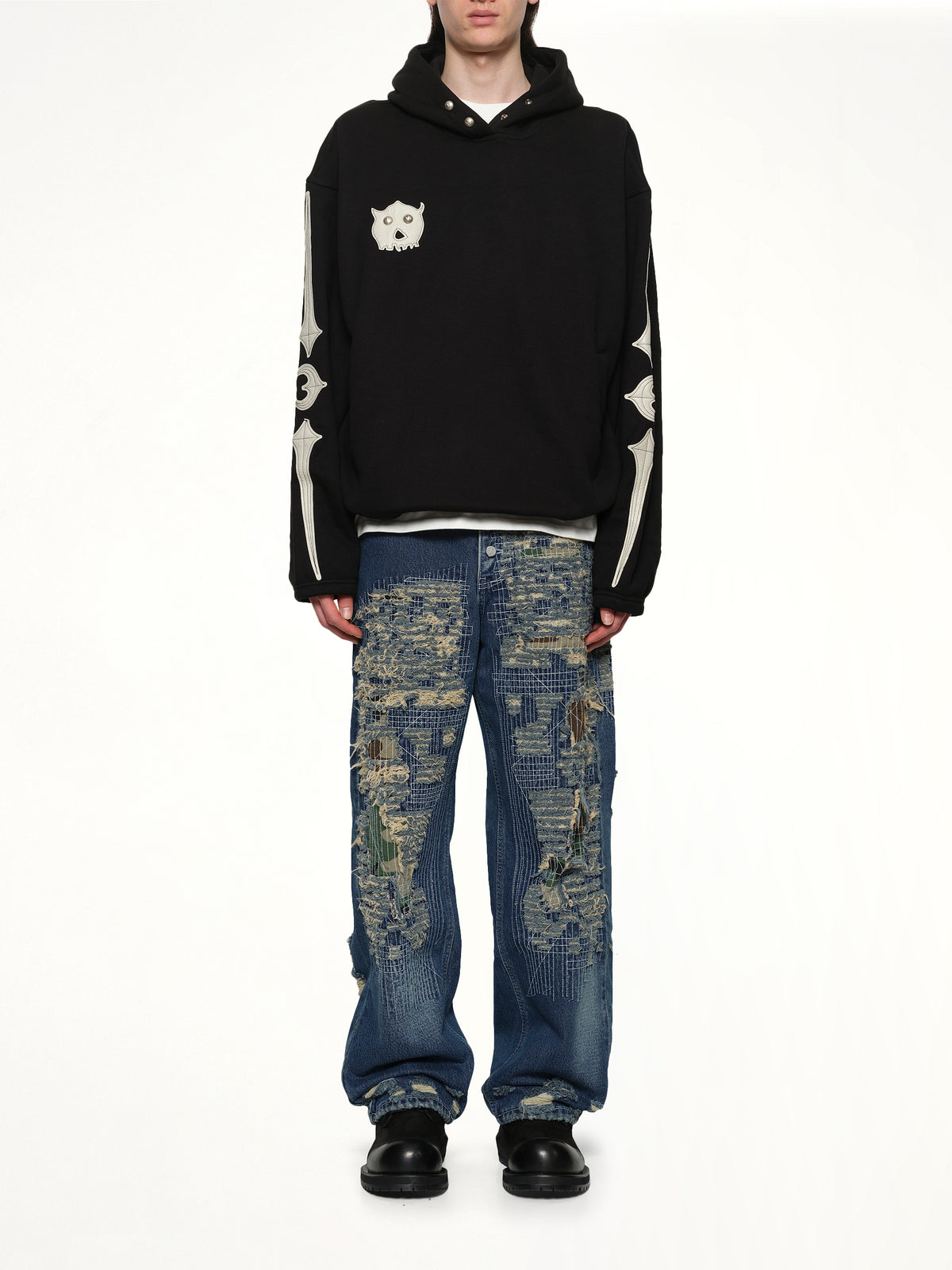 TC Angels Hoodie in Black