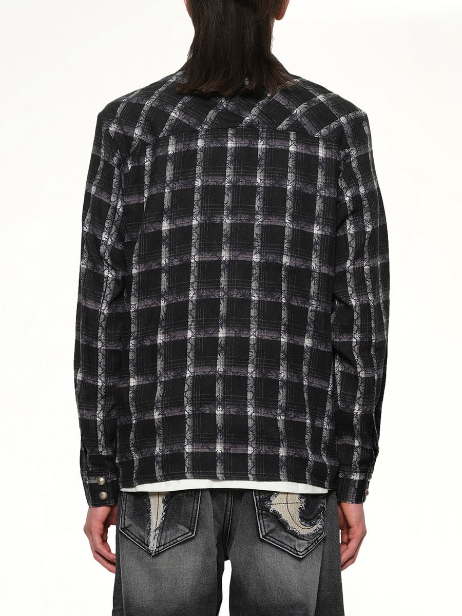 TC All Over Pattern Shirt in Black