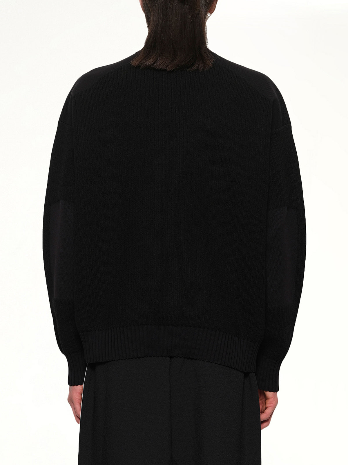 Ut Knit Crew Sweater in Black