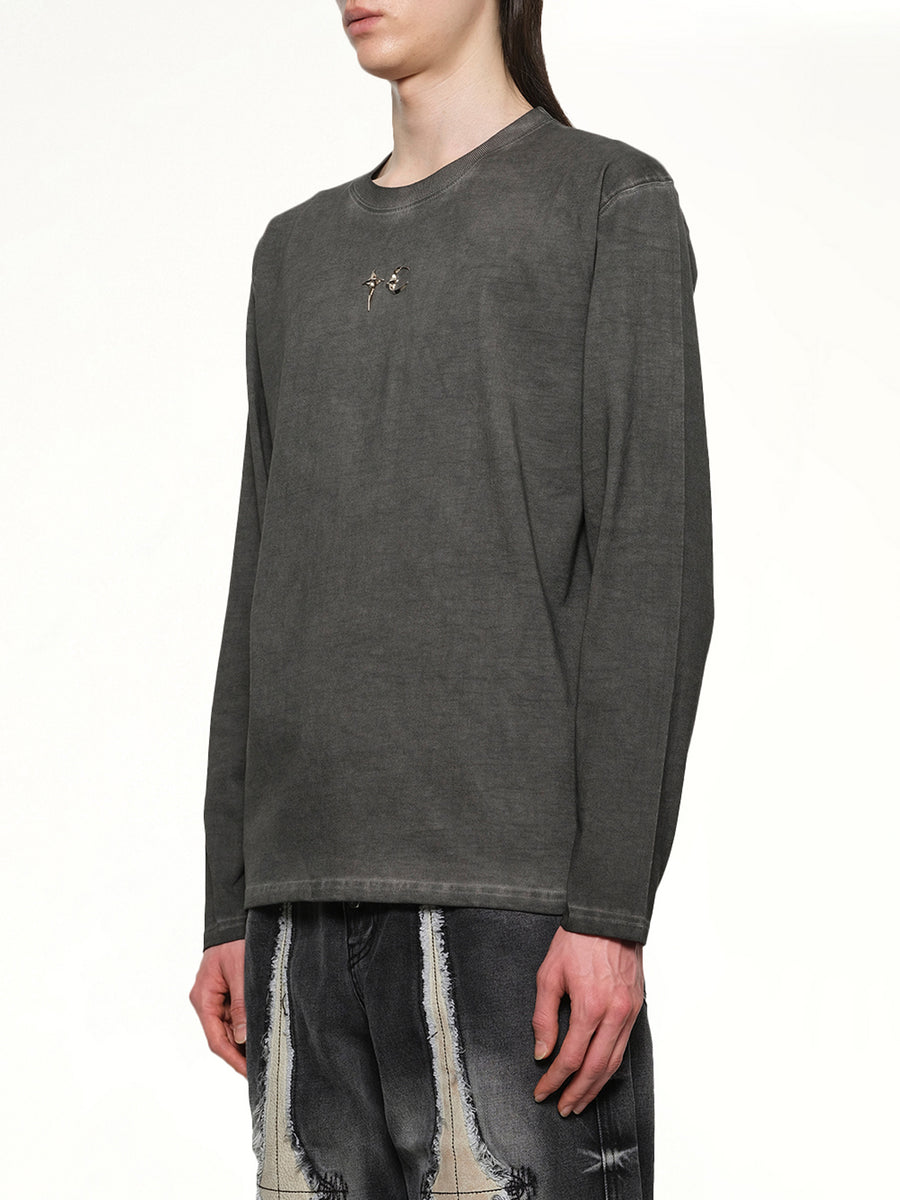 TC Basic Long-Sleeve in Charcoal