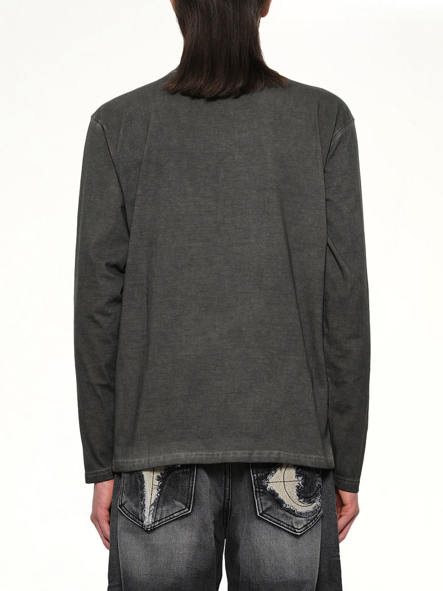 TC Basic Long-Sleeve in Charcoal
