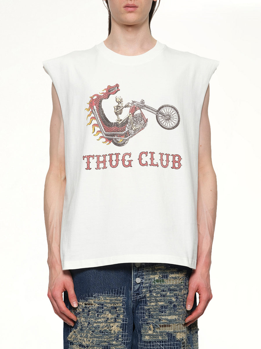 Dragon Chopper Sleeveless in White