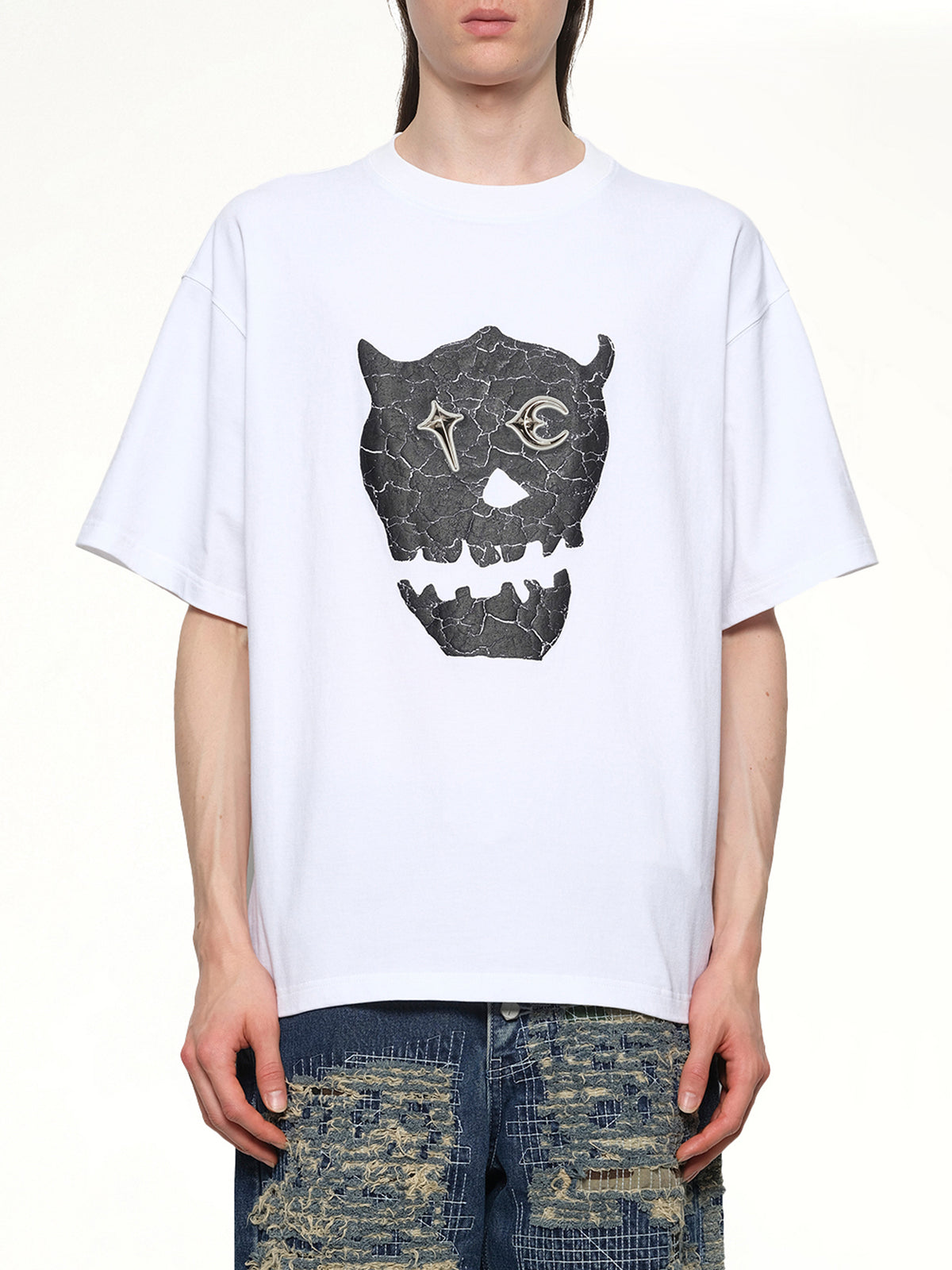 TC Skull T-Shirt in White