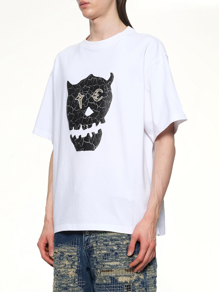 TC Skull T-Shirt in White