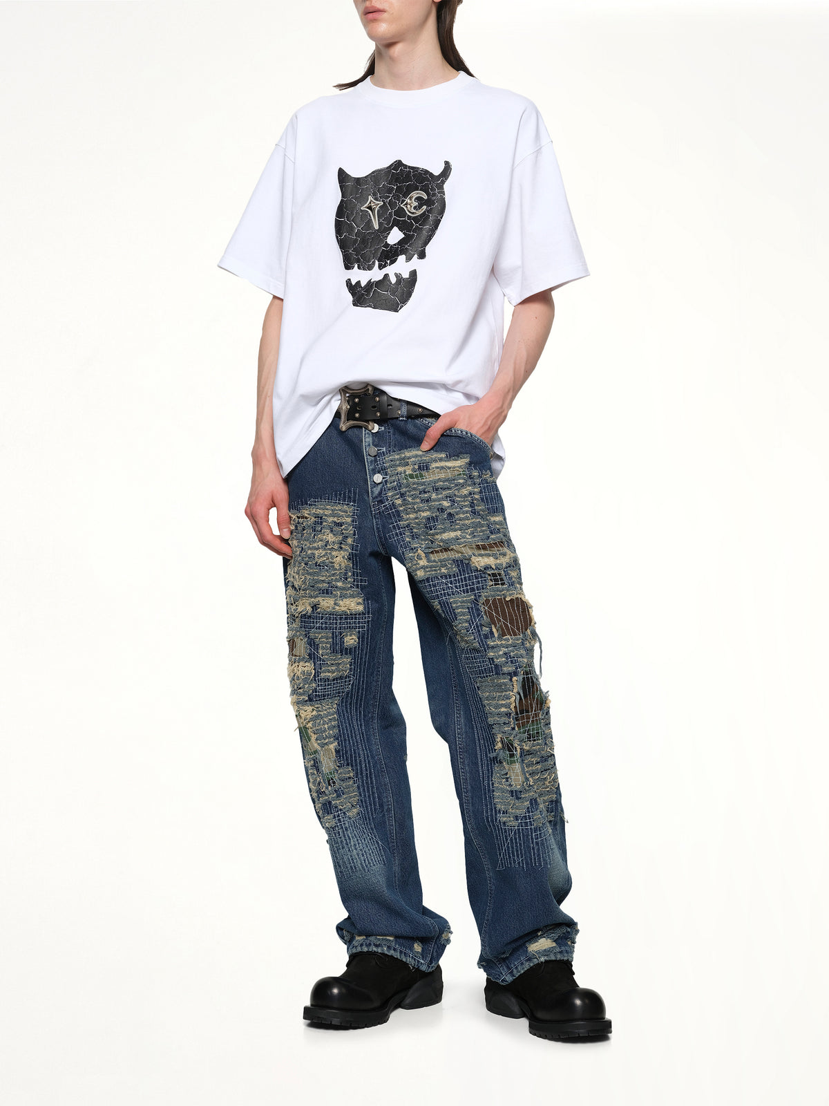 TC Skull T-Shirt in White