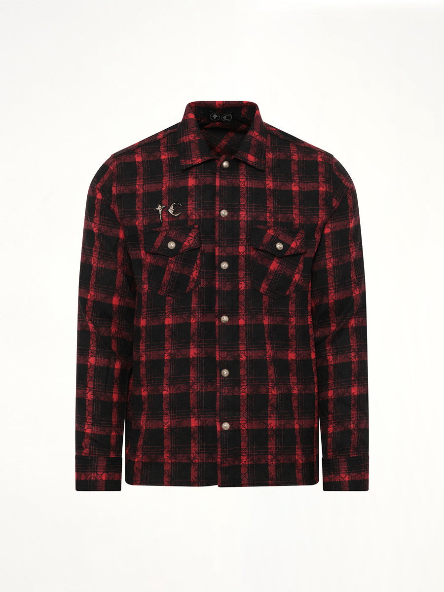 TC All Over Pattern Shirt in Red