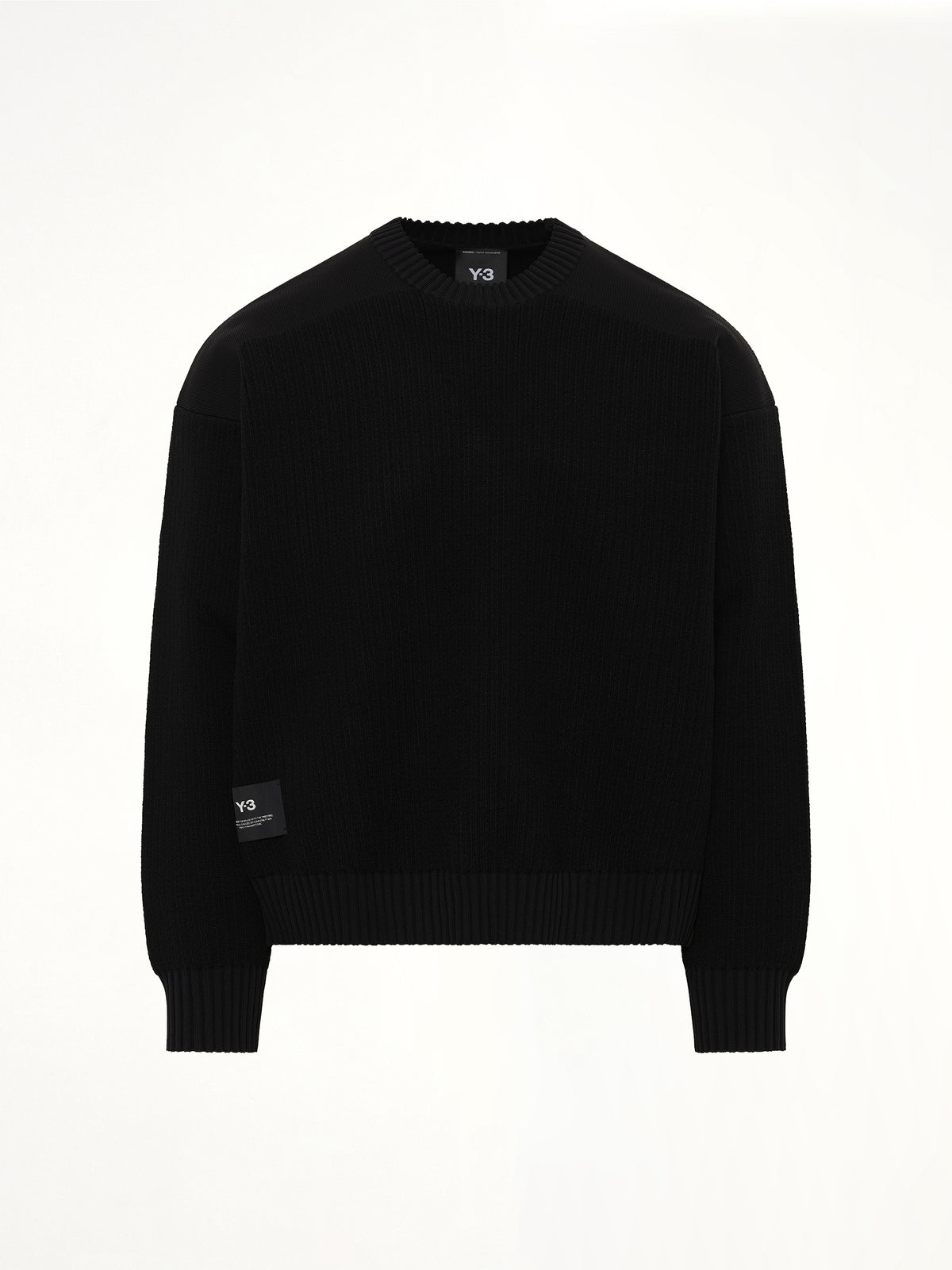 Ut Knit Crew Sweater in Black