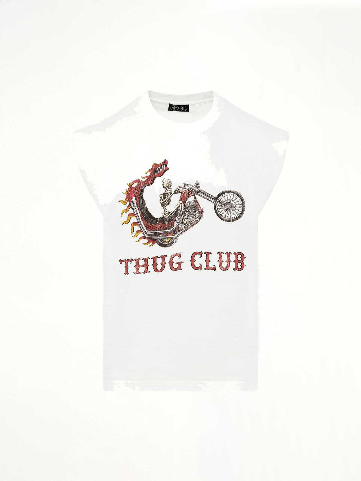 Dragon Chopper Sleeveless in White