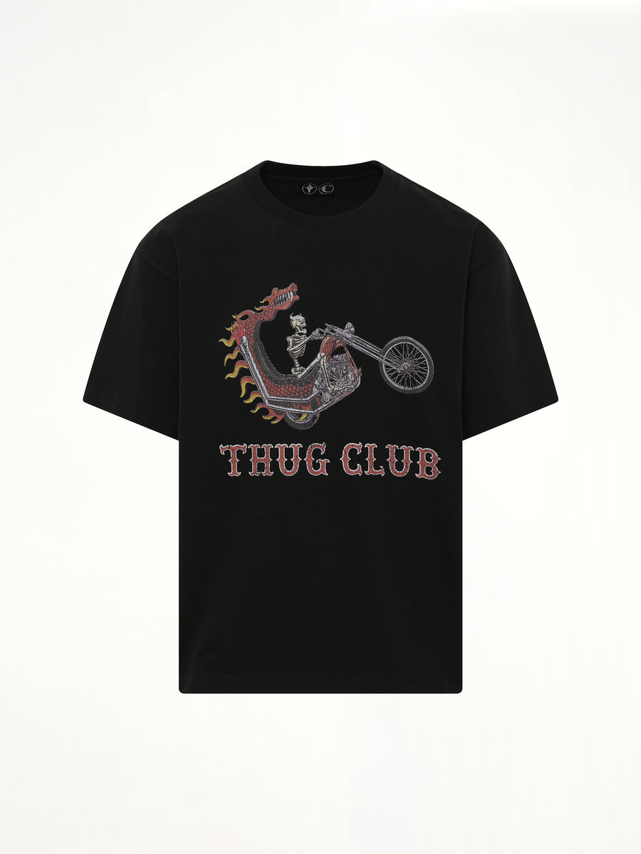Dragon Chopper T-Shirt in Black