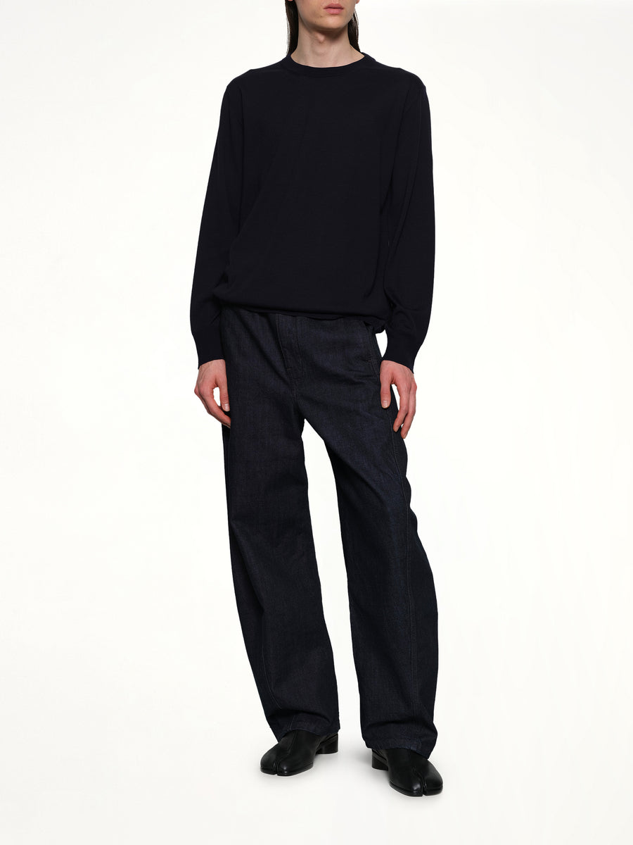 Heavy Weight Merino Wool in Midnight