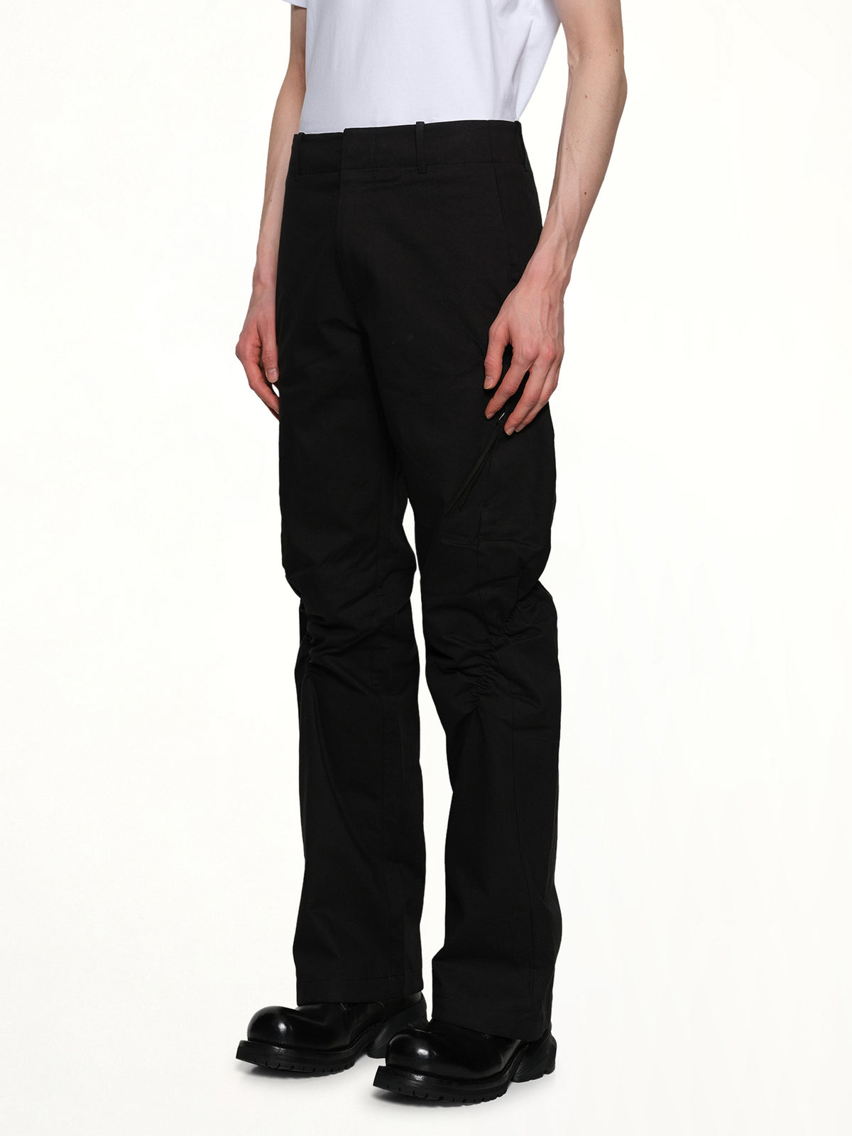 Shirring Pants in Black