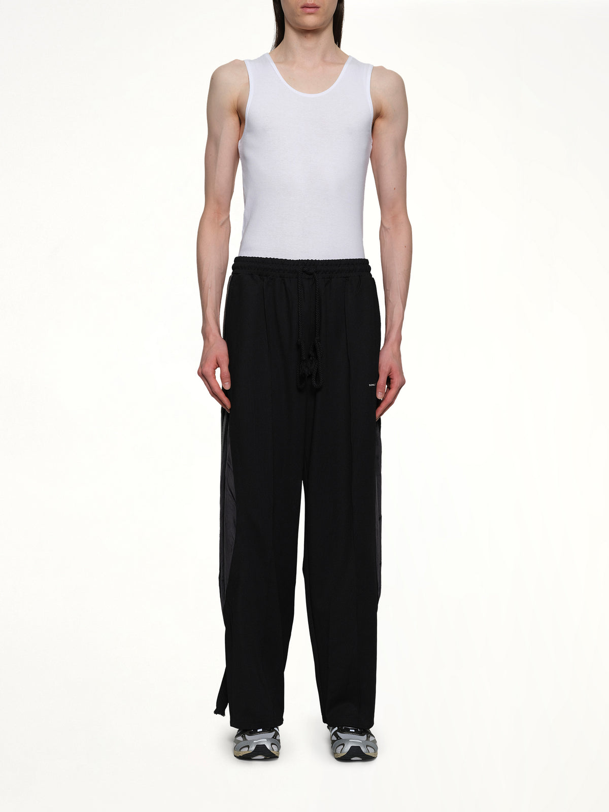 3 Stripe Track Pants in Black