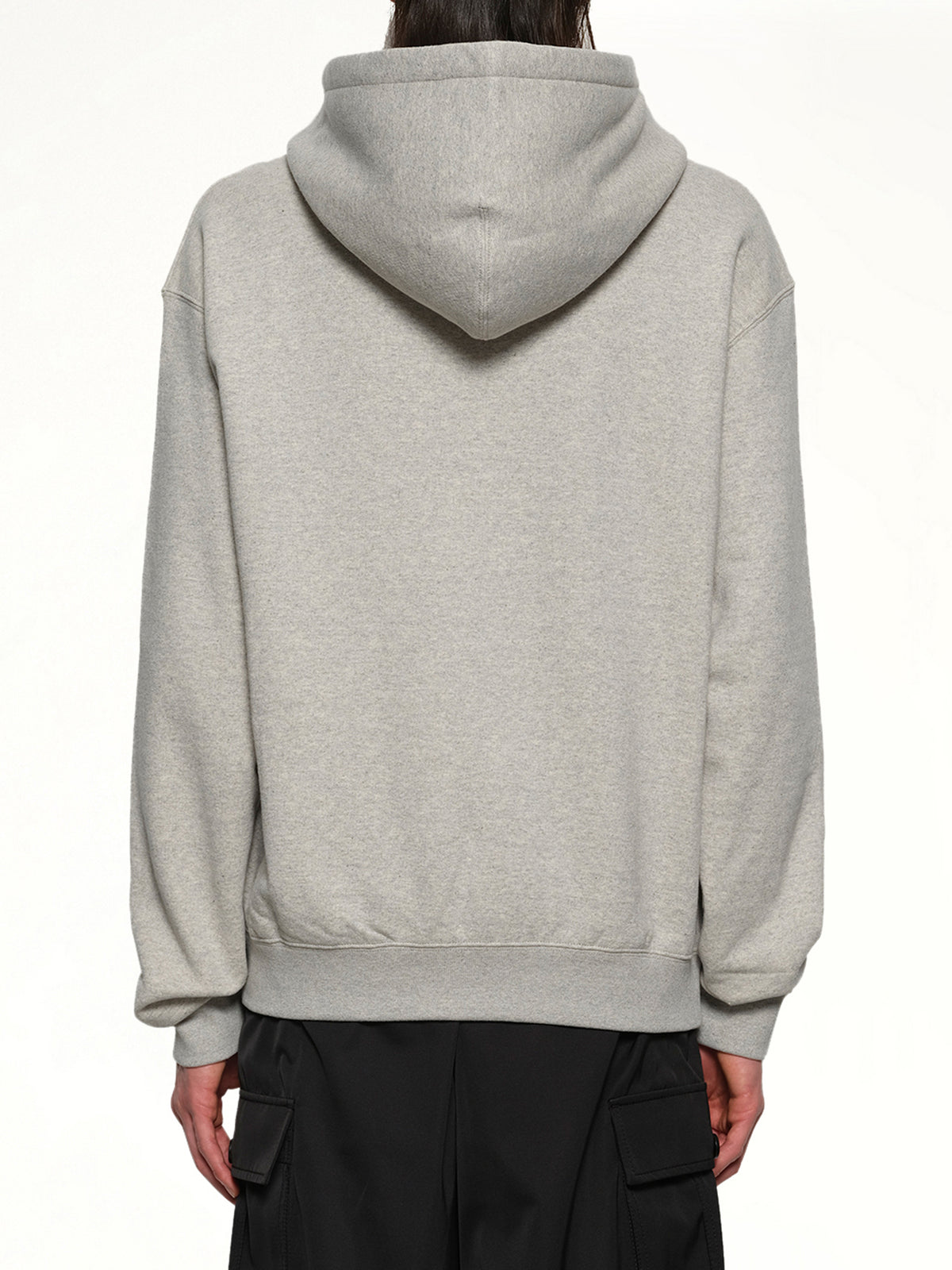 Plus Compact Terry Hoodie in Powder Green