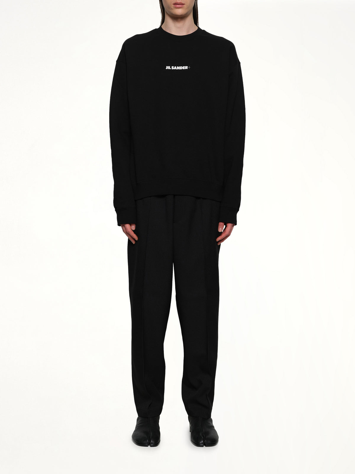 Plus Sweatshirt in Black