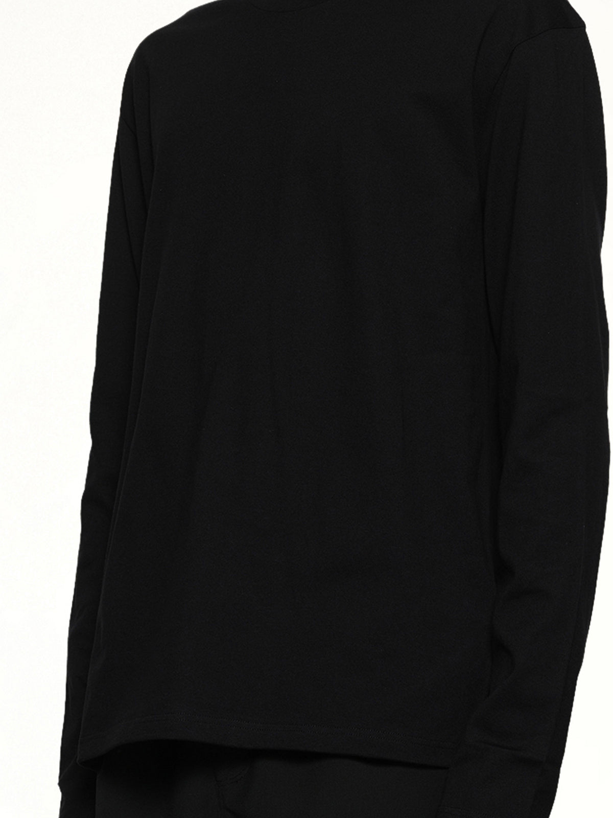 Long Sleeve Logo T-Shirt in Black