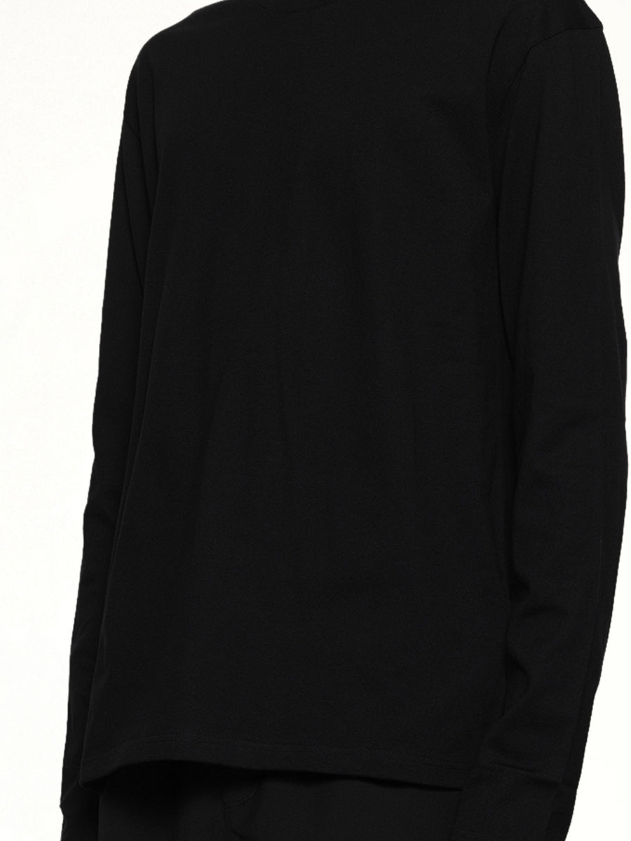 Long Sleeve Logo T-Shirt in Black